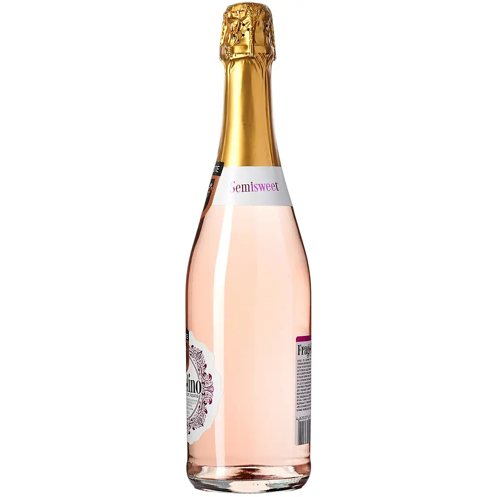 Напій винний Salute Fragolino Rosato слабоалкогольний газований напівсолодкий рожевий 6-6.9% 0.75 л - фото 2
