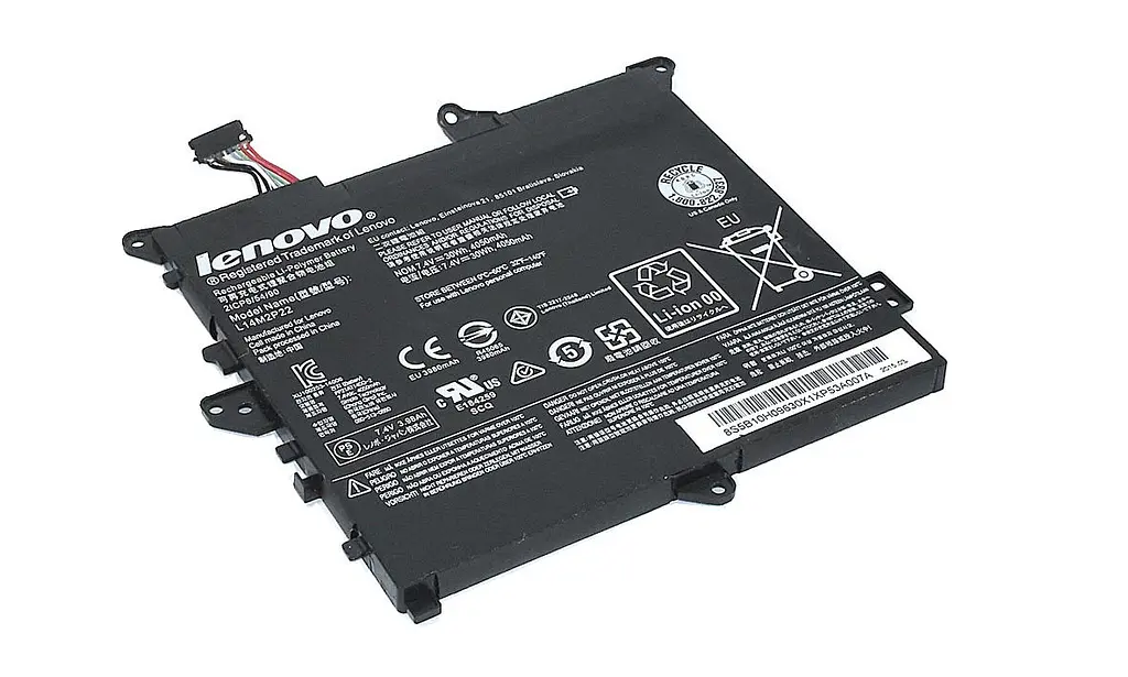 Акумулятор для ноутбука Lenovo-IBM L14M2P22 Flex 3-1130 7.4V Black 3980 mAh - фото 2