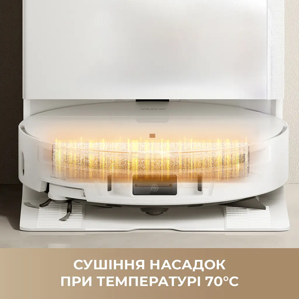 Робот пилосос миючий MOVA S70 Roller Black - фото 11