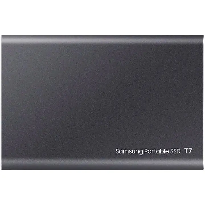 Внешний SSD накопитель Samsung T7 2TB Titan Gray (MU-PC2T0T/WW) [91905] - фото 2