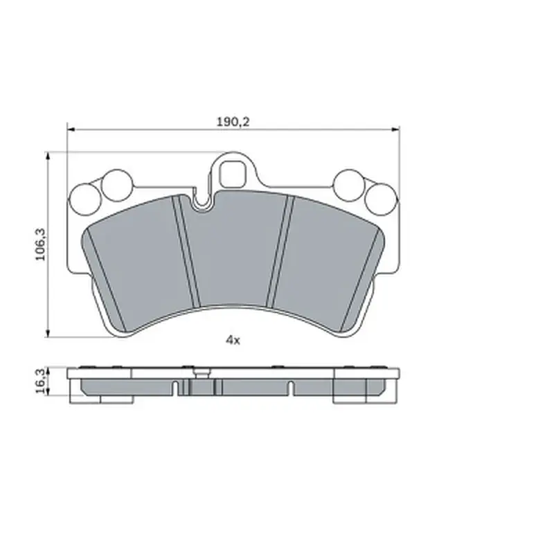 Гальмівні колодки Bosch 0 986 424 739 - фото 6