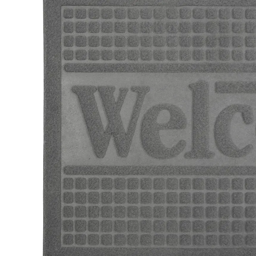 Килимок придверний Eco Fabric Welcome без кромки сірий 40 х 60 см (4060-015) - фото 6