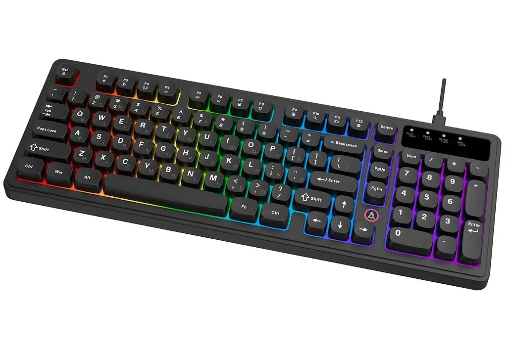 Клавиатура проводная игровая Ajazz AF-B-98 USB Black - фото 2
