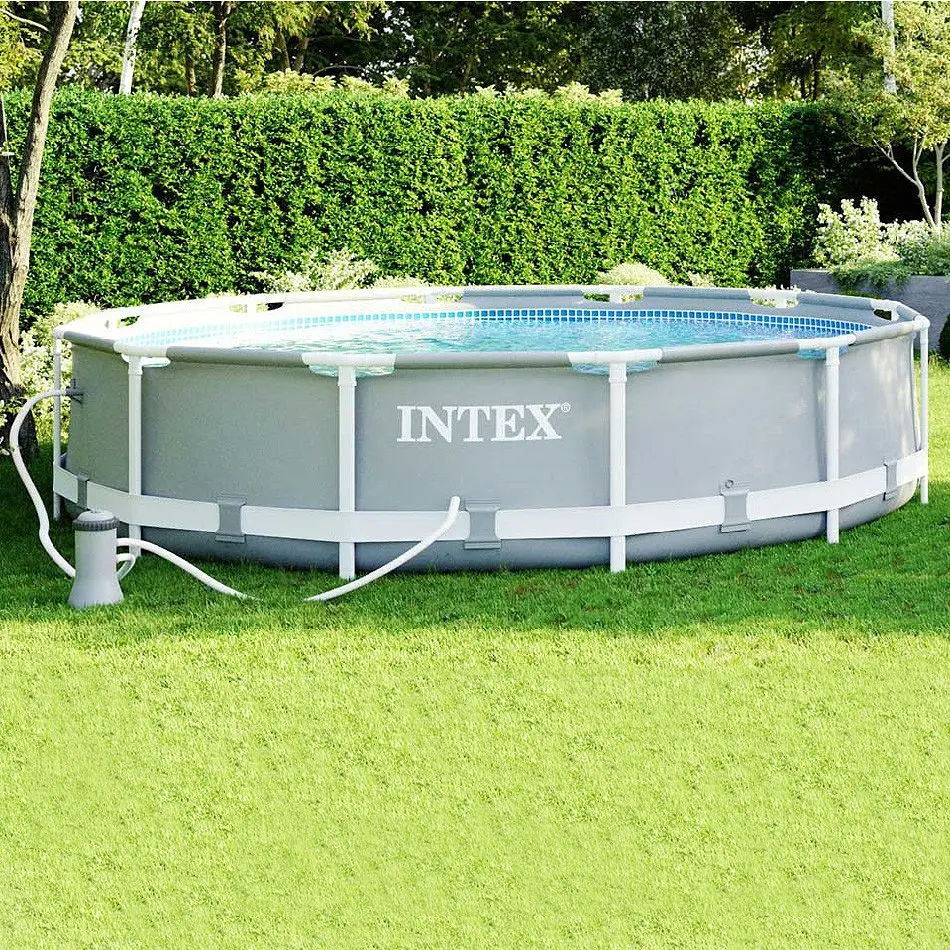 Каркасний басейн з фільтрувальним насосом для очищення води Intex 366 * 76 см - фото 6