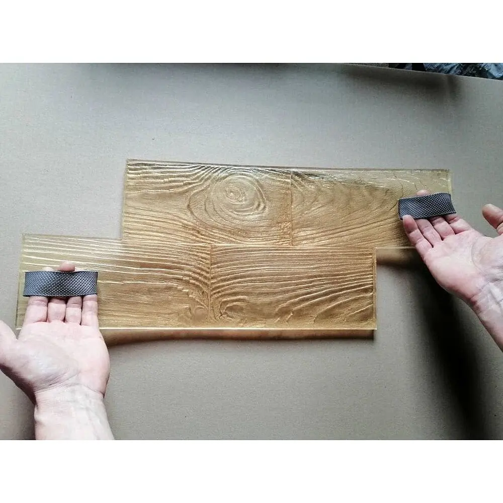 Гибкий полиуретановый штамп – форма для оттиска по бетону и штукатурке A.N.B. "ДОЩЕЧКИ" 1 шт - фото 2