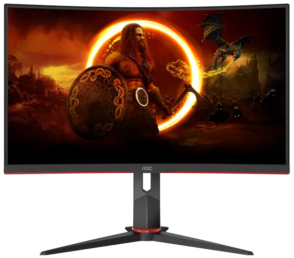 Монiтор 27" AOC C27G2Z3/BK Black/Red - фото 2