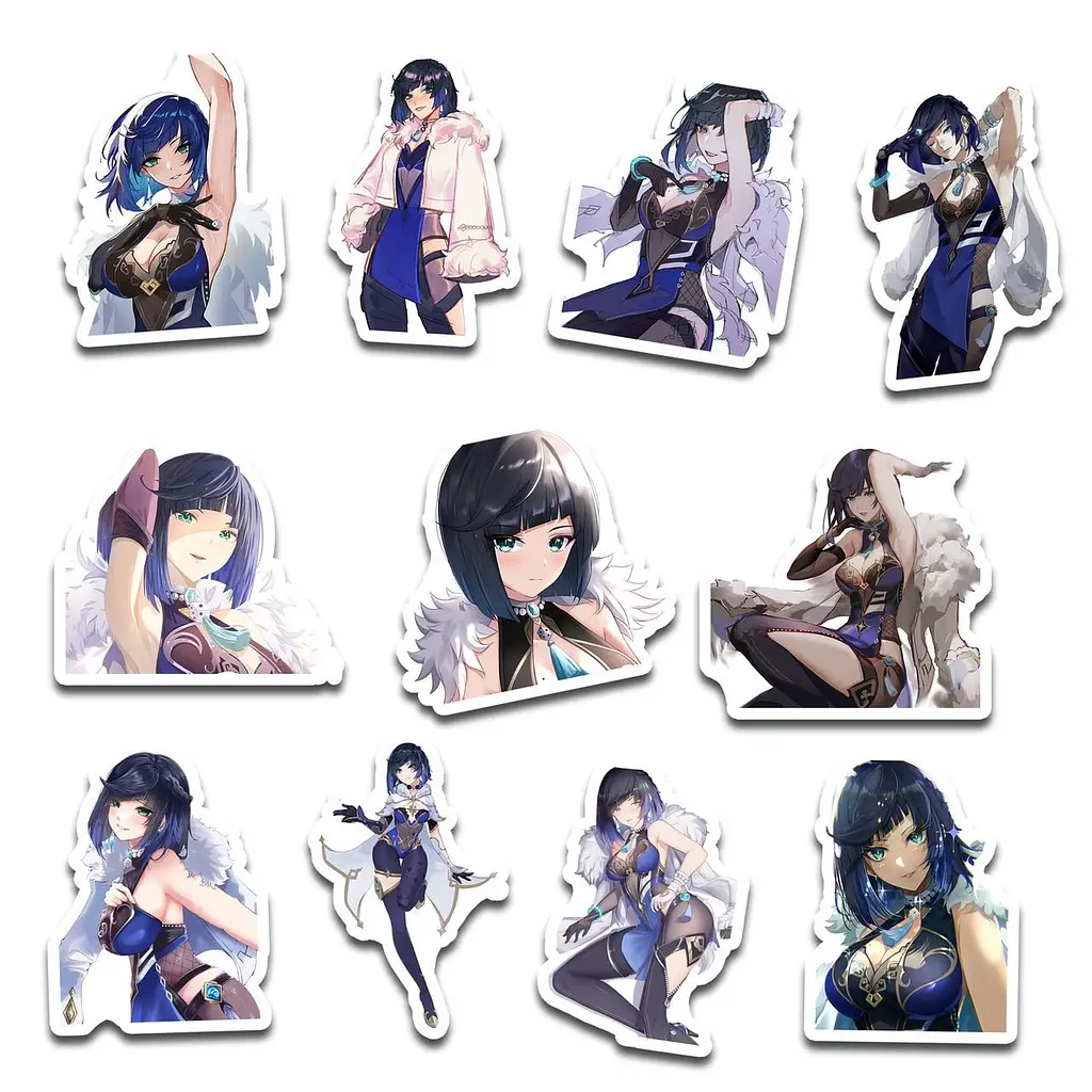 Стикерпак GeekLand Genshin Impact Е Лань Yelan 45 штук (SP GI Y 01) - фото 4