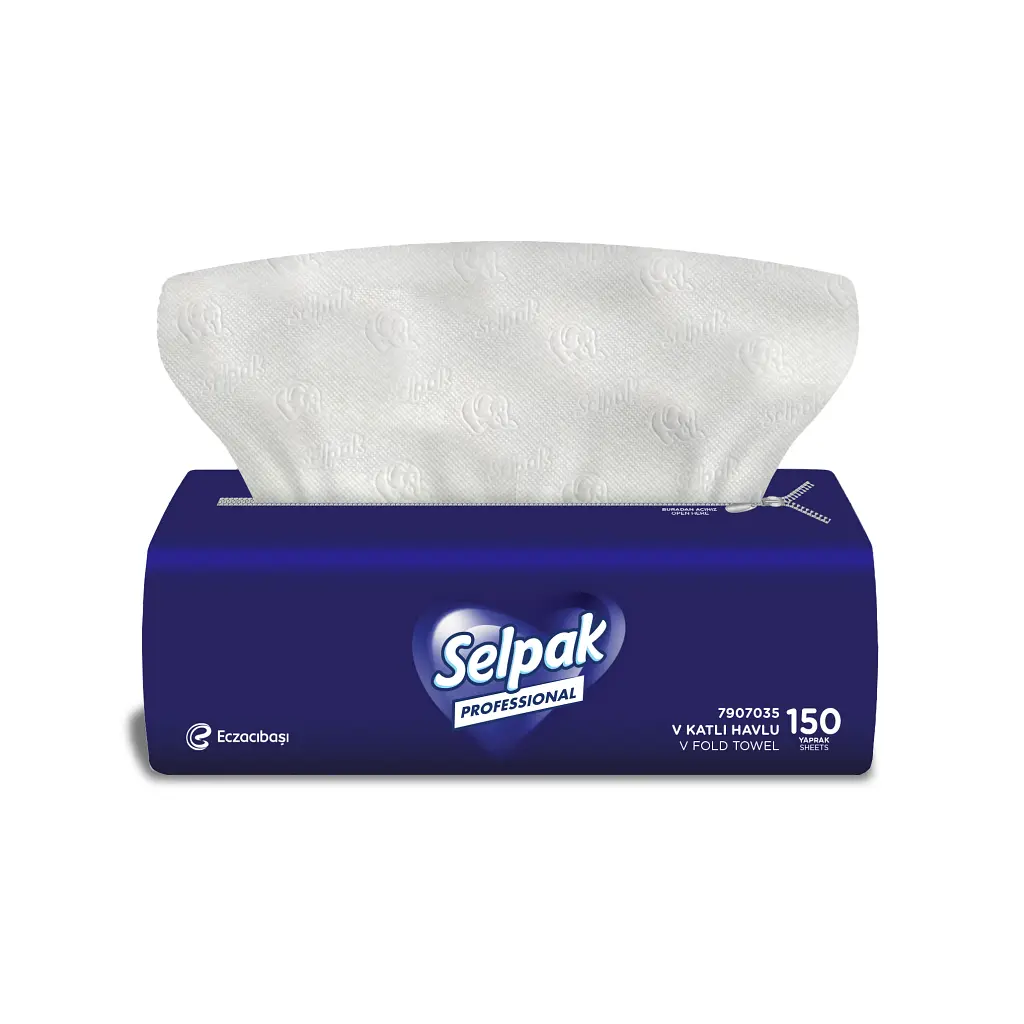 Паперові рушники Selpak Professional Premium V-складання 2 шари 150 шт. (8590530066021)