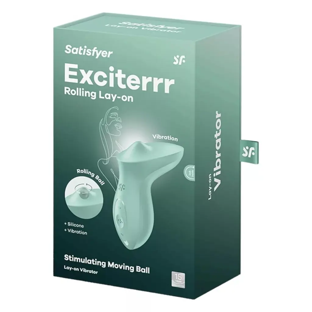 Вибратор для клитора Satisfyer Exciterrr мятный - фото 2