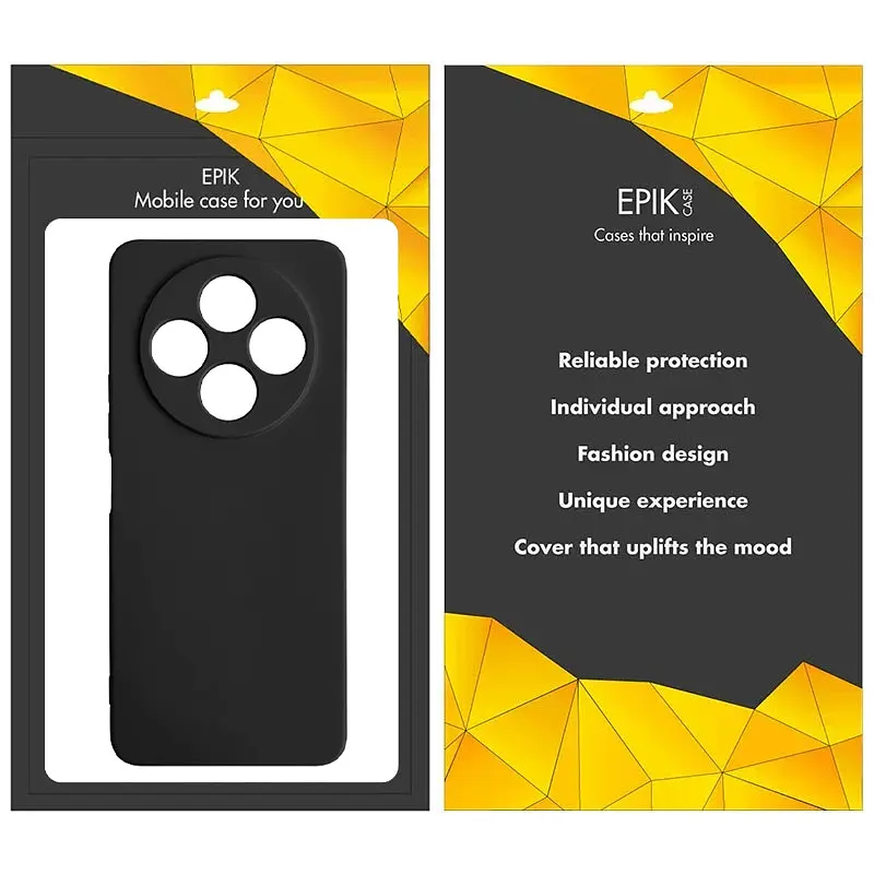 Чехол Epik TPU Black Full Camera для Oppo Reno 12 F 4G/5G Черный - фото 3