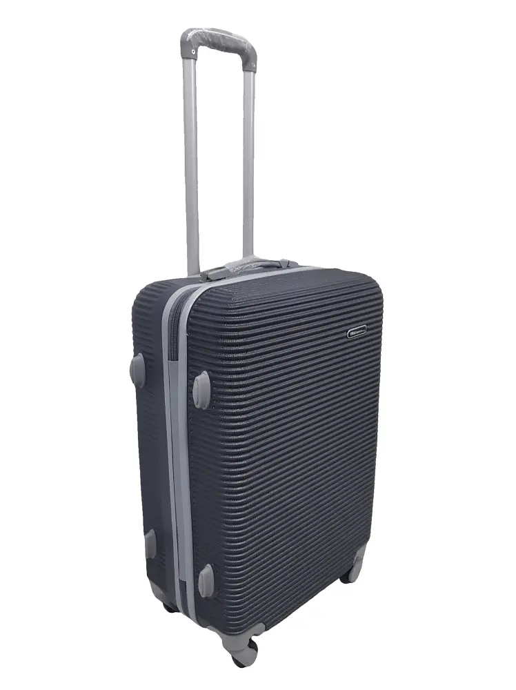 Валіза середня M ABS-пластик Milano bag 004 66×44×28,5см 75л Сірий - фото 2