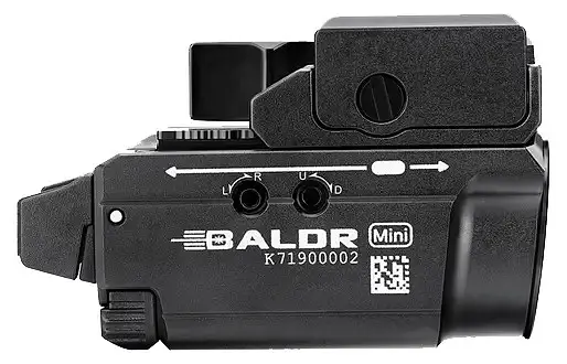 Фонарь с ЛЦВ Olight Baldr Mini Green Laser Black - фото 5