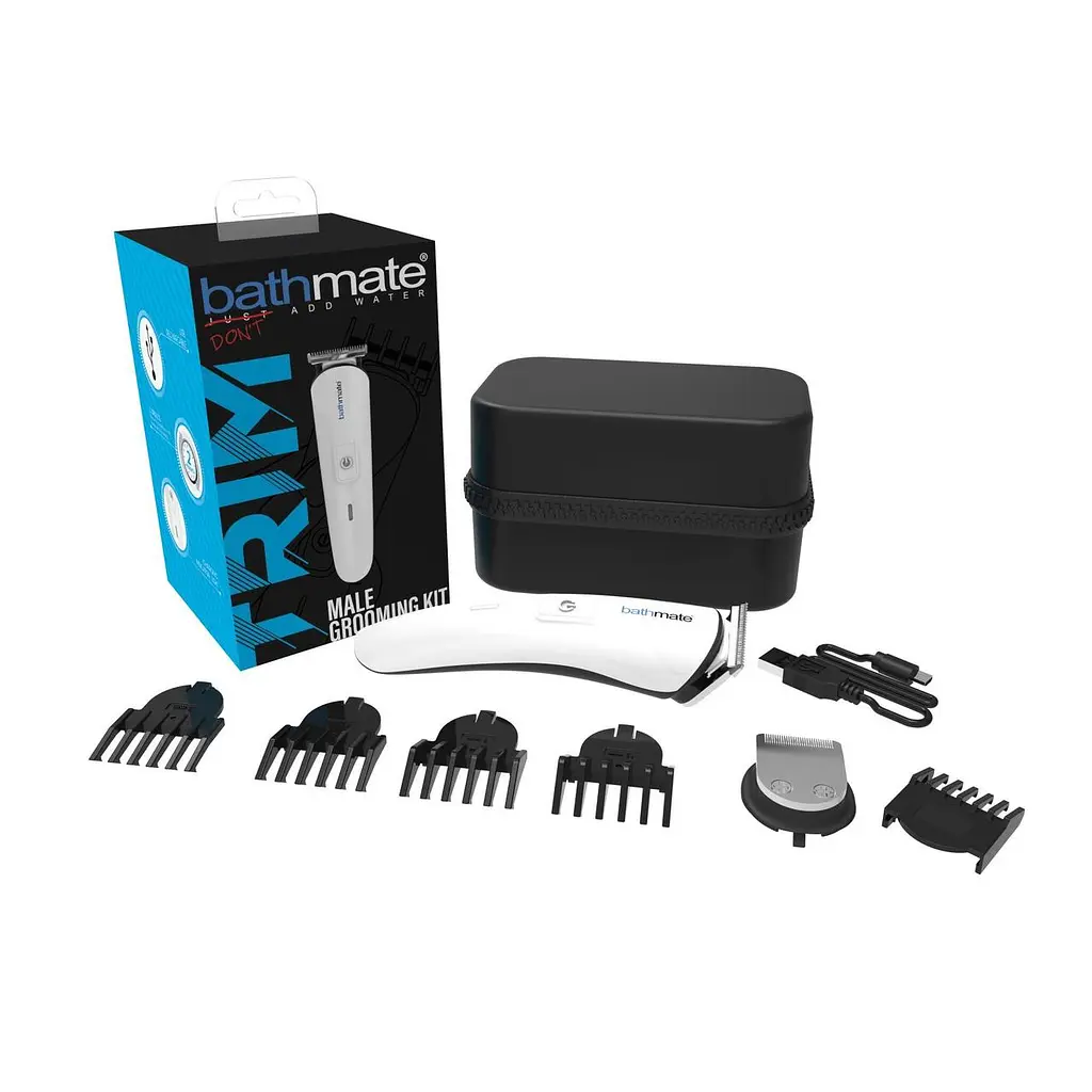 Тример для інтимних зон Bathmate Trimmer, з насадками 1-4мм, 3мм, 6мм, 9мм, 12мм - фото 9