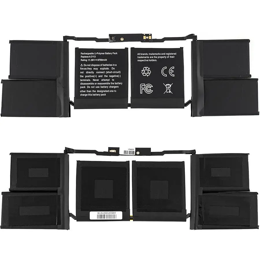 Батарея для ноутбука Apple A2113 (A2141 Apple MacBook Pro 16 2019) 11.36V 99.8Wh Чорний - фото 2