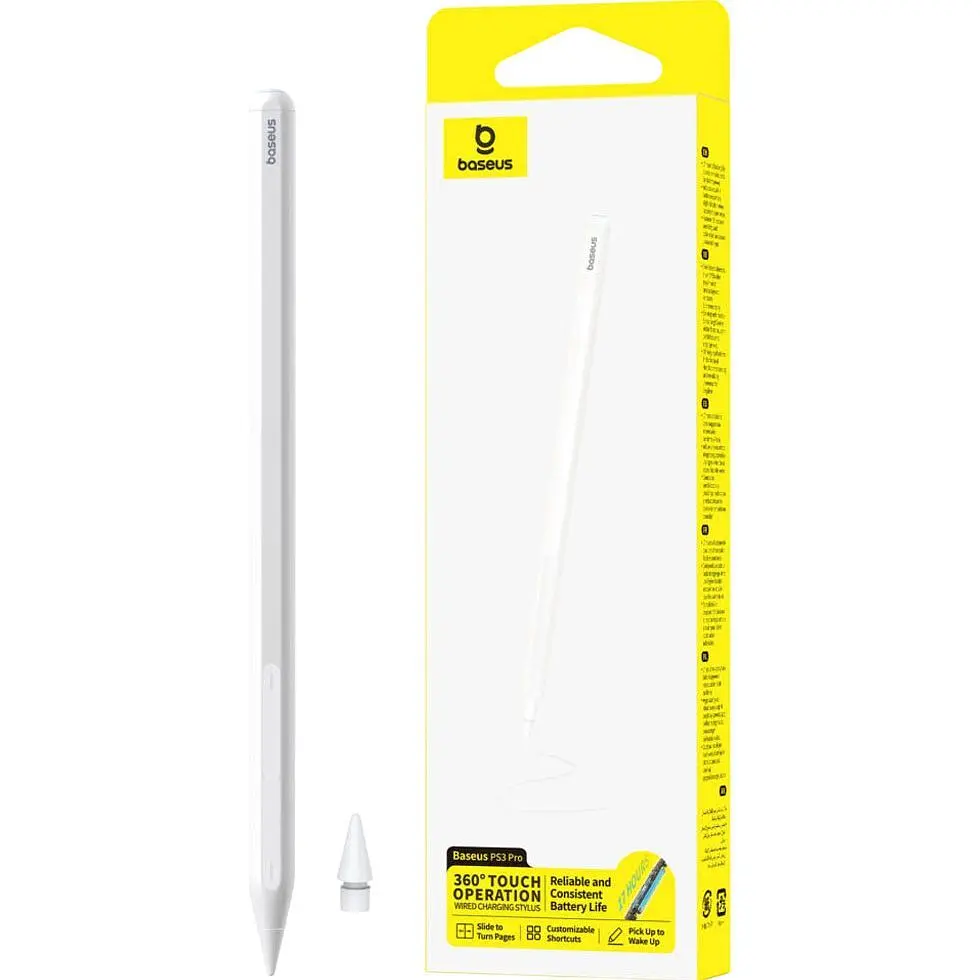 Стилус Baseus Smooth Writing PS3/PS4 Pro Moon White (B0004A01) [162838] - фото 3