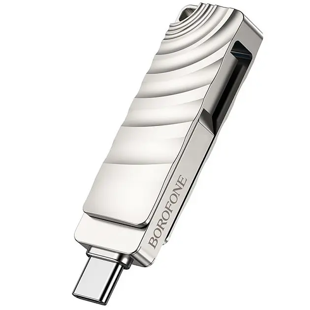Флеш накопичувач подвійний - USB3.0 і Type-C - Borofone BUD3 128GB - фото 3