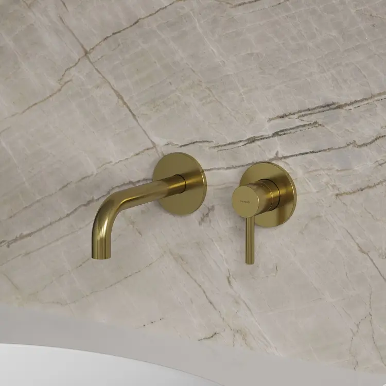 Змішувач для раковини Omnires Y прихованого монтажу brushed brass (Y1215HBSB) - фото 3