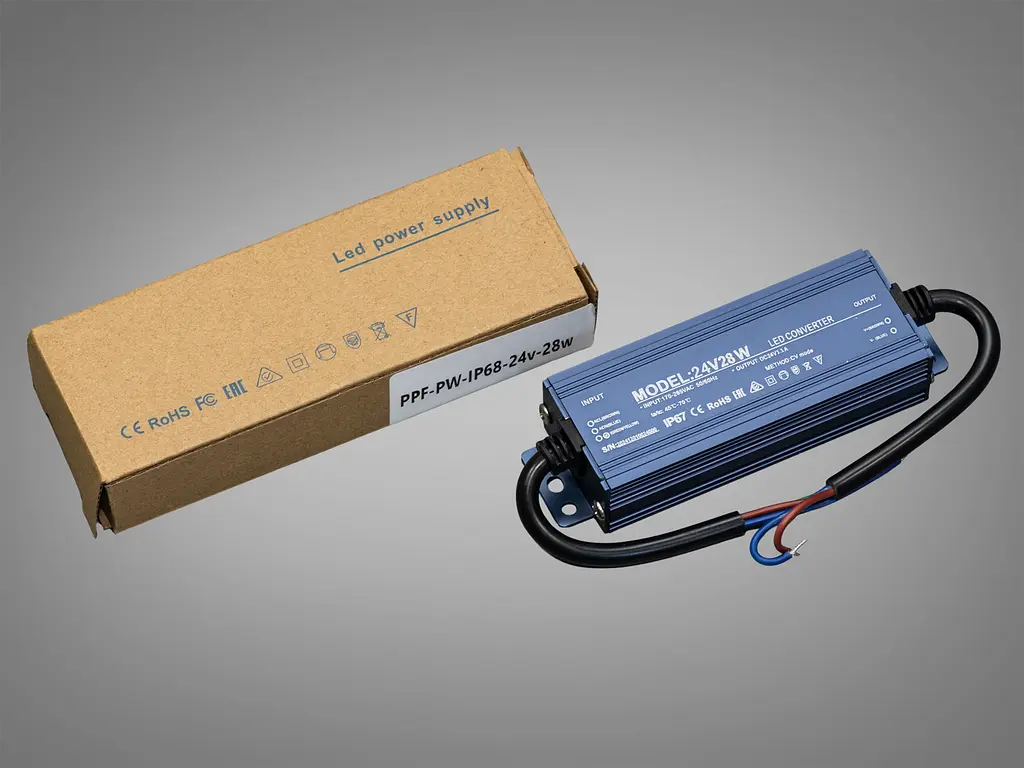 Блок питания 24 В, для подключения LED ленты, 36Вт, 1.5А - фото 2