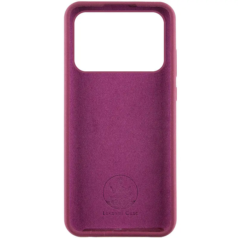 Чехол Silicone Cover Lakshmi (AAA) для Xiaomi Poco X6 Pro Бордовый / Plum - фото 2