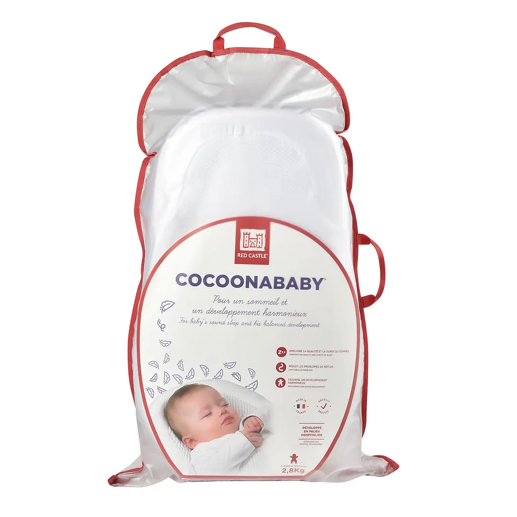 Дитячий ергономічний матрацик Red Castle Cocoonababy білий (0445166) - фото 13
