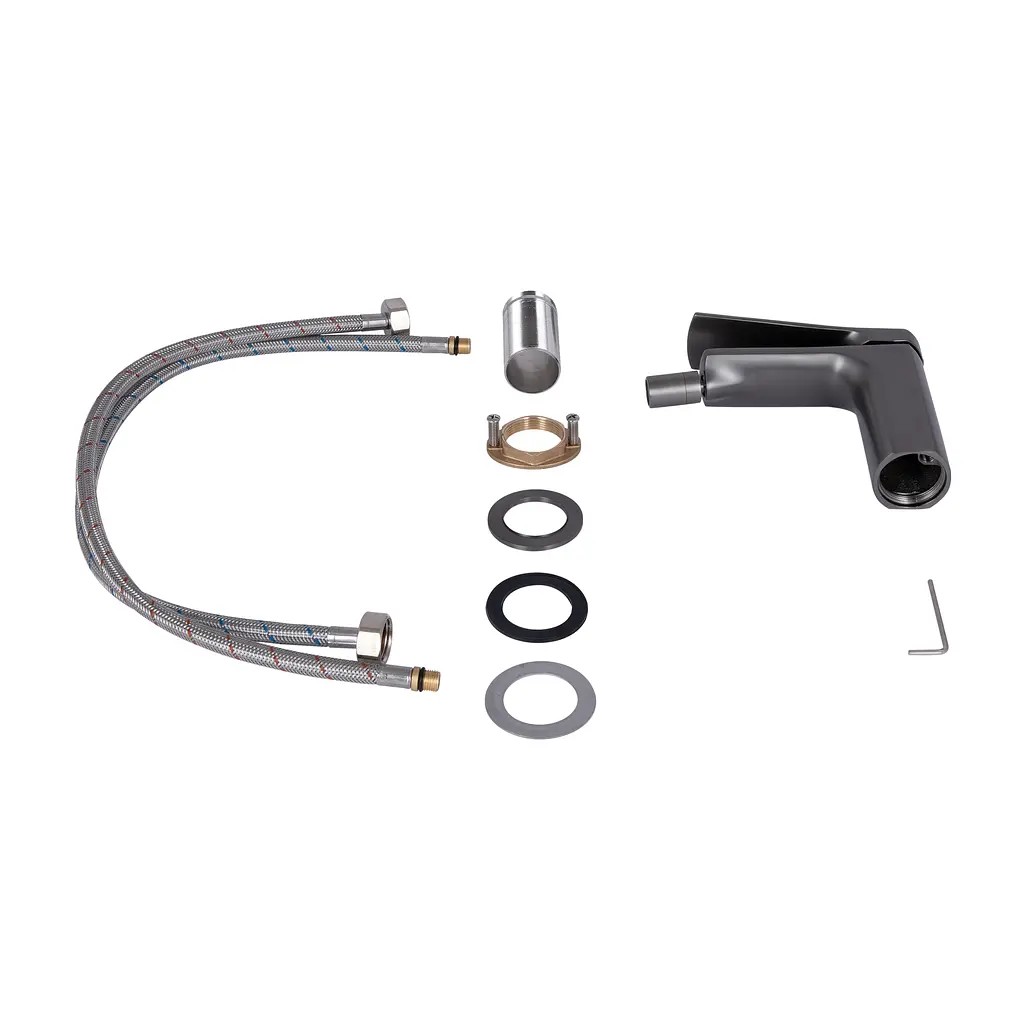 Змішувач для біде Qtap Slavonice QTSLA255GMB45923 Gunmetal Black PVD - фото 4