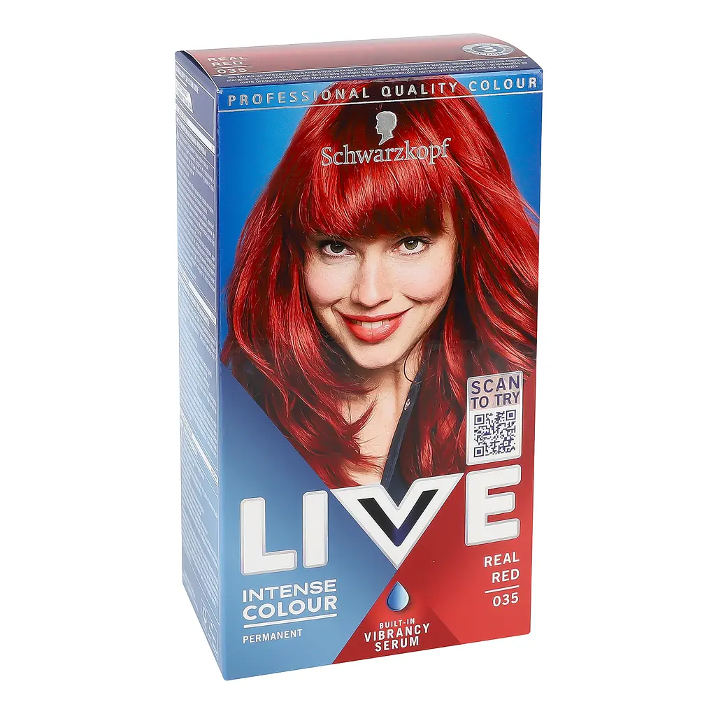 Фарба для волосся Schwarzkopf Live Intense Colour 035 Real Red  - фото 3