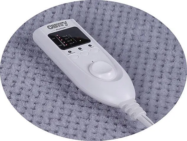 Ковдра електрична Camry CR 7417, 2 x 60 Вт сіра - фото 2