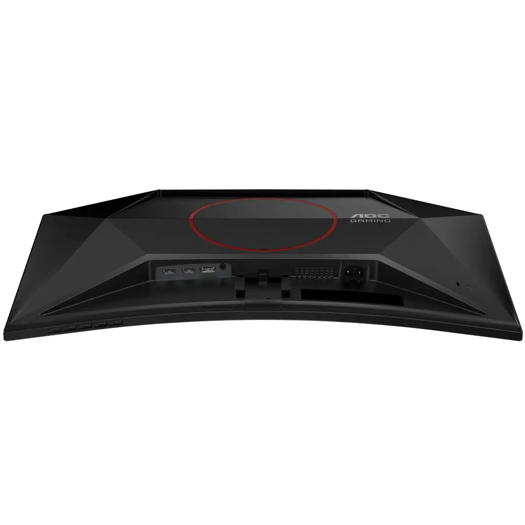 Монітор TFT 27" AOC C27G42E, VA, 180Гц, вигнутий,  2хHDMI, DP, колонки, чорно-червоний (C27G42E) - фото 2