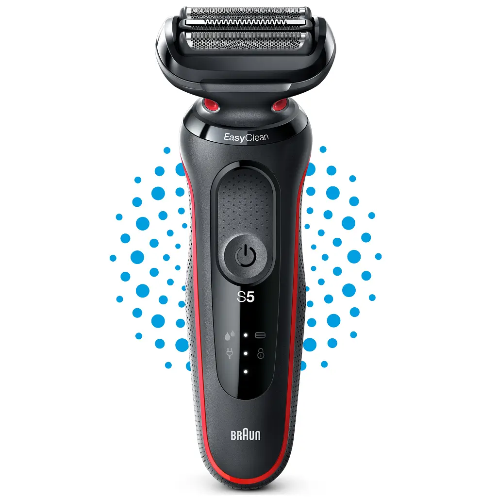 Електробритва Braun Series 5 51-R1000s BLACK / RED - фото 7