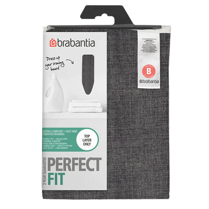 Чехол для гладильной доски Brabantia B 124x38х0.2 см черный (132186) - фото 3