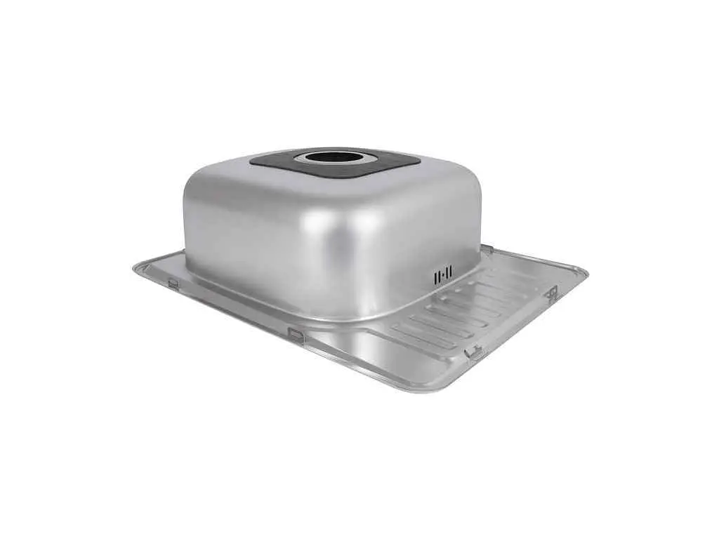 Мийка врізна Brinex 580х480х180мм 1 5848, Satin 0,8мм BRIN5848SAT08 - фото 5