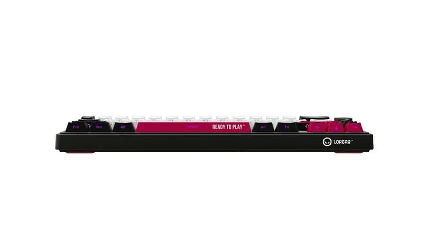 Клавіатура Lorgar KBP70MW Pro Wireless 65% Compact Black Red EN/UA (LRG-KBP70MW-BK-US) - фото 6