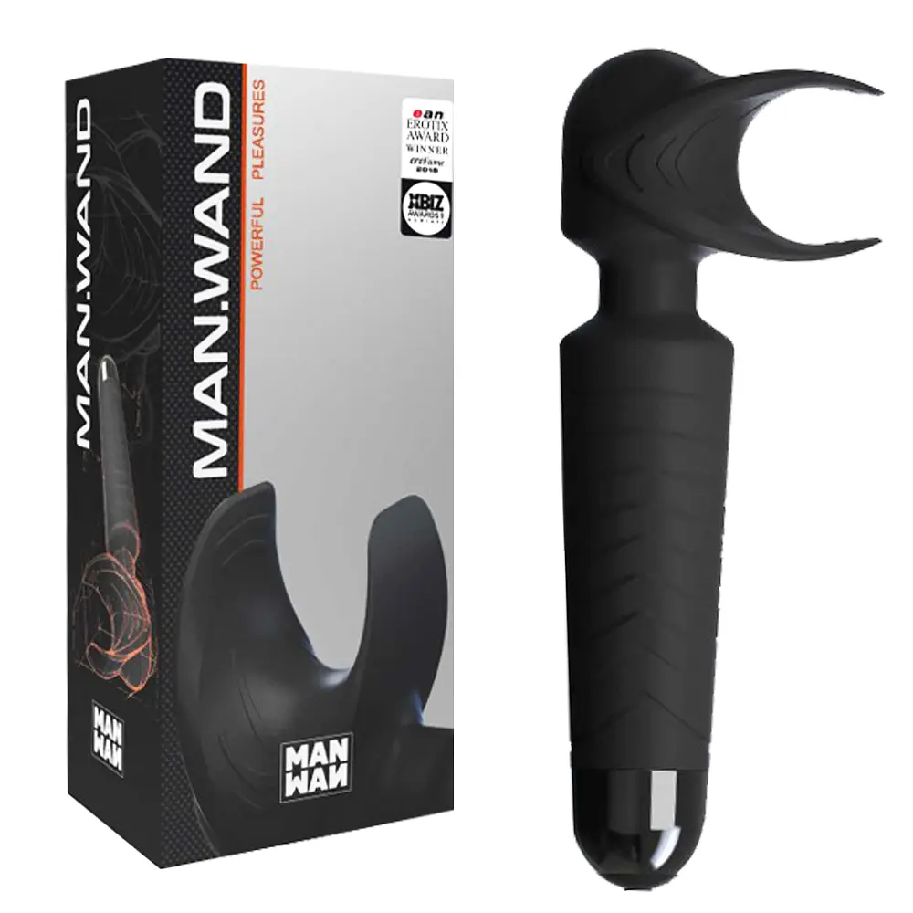Мастурбатор Man Wand с вибрацией черный - фото 4
