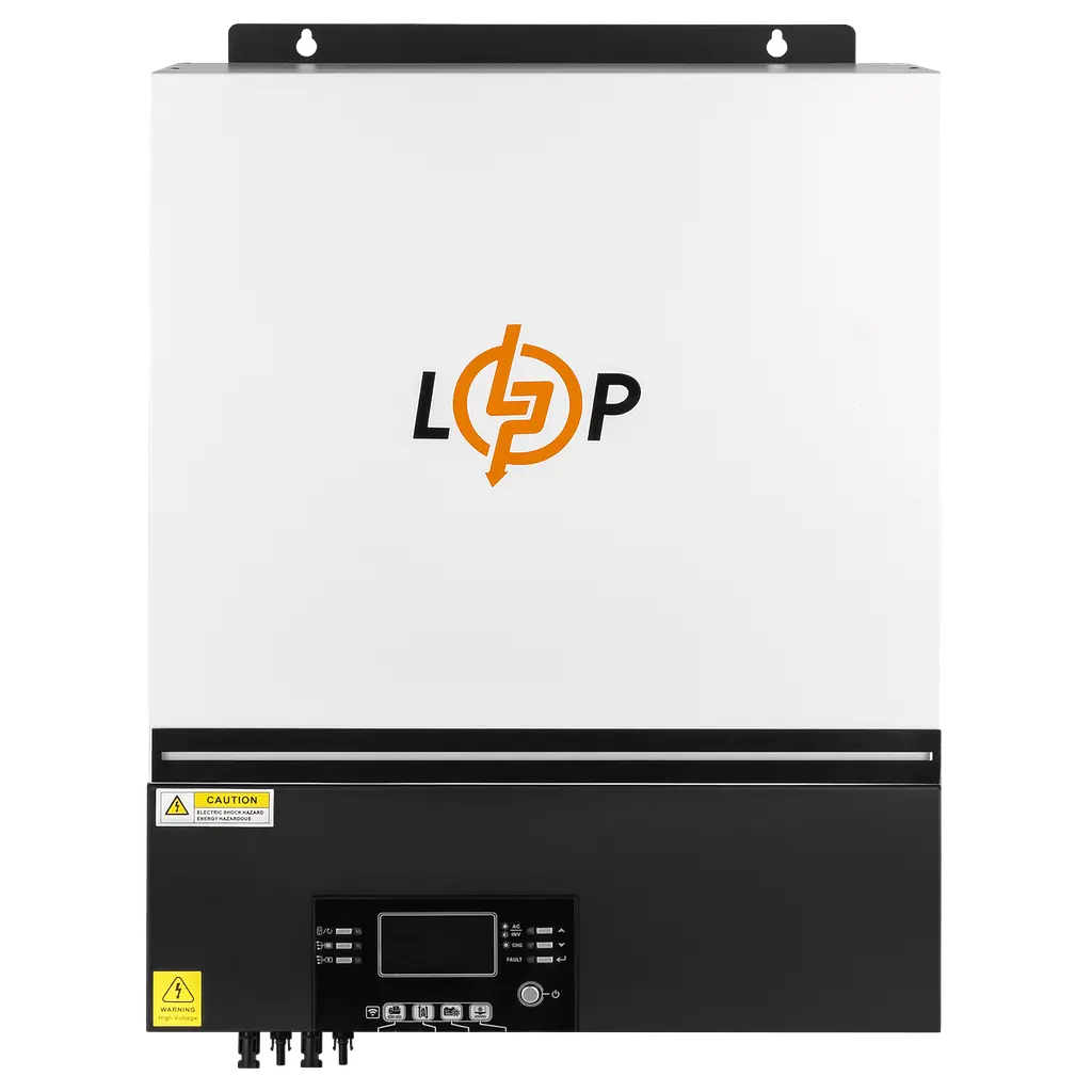 Гібридний сонячний інвертор (ДБЖ) LPW-HY-MAX-8000VA (8000Вт) 48V 80A MPPT 90-450V - фото 3