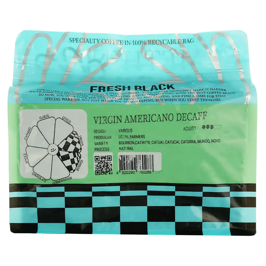 Кофе без кофеина Fresh Black Virgin Americano 1 кг - фото 5