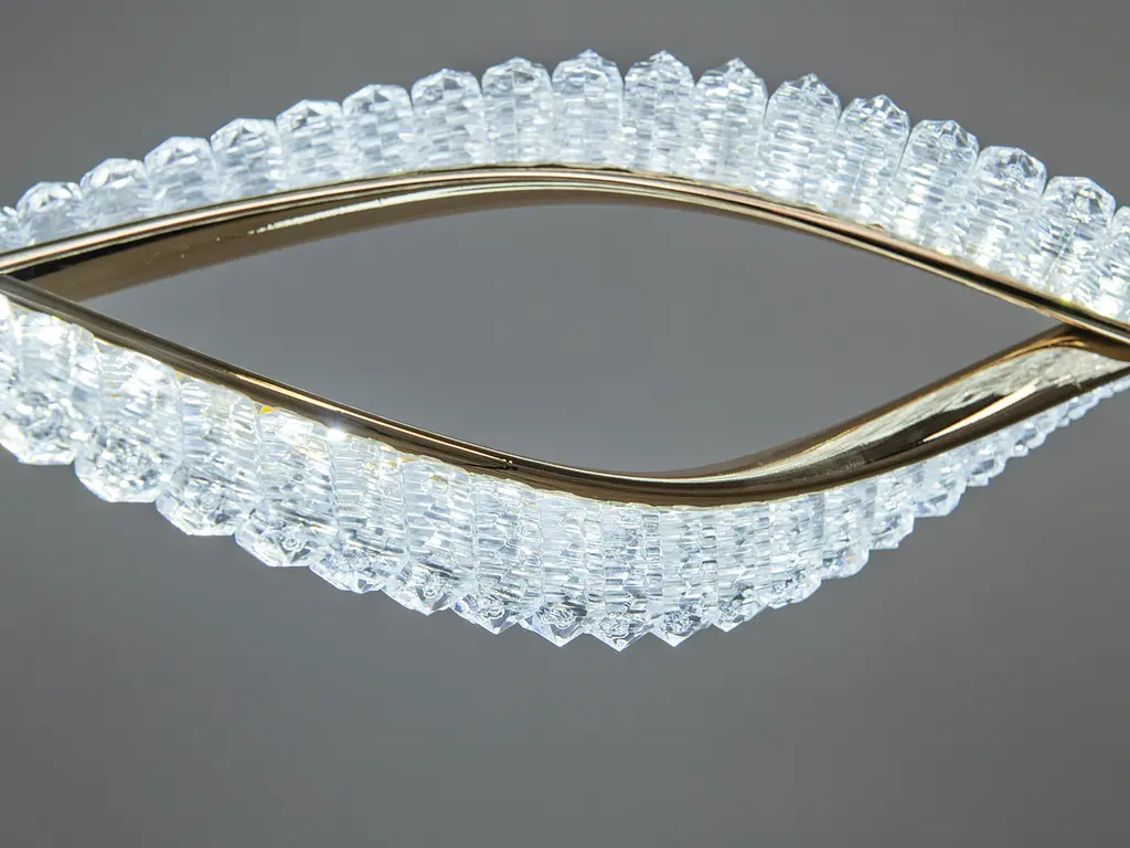 Люстра стельова LED Diasha 8112/900GD, 55W, 3025 лм, золото, сучасний стиль для дому - фото 4