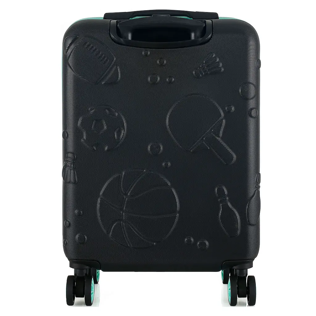 Валіза мала дитяча Semi Line 20 дюймів (S) дюймів (S) ABS-Plastic Black/Blue (T5889-2) - фото 4