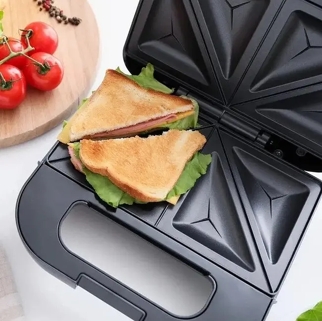 Сендвічниця електрична MAGIO МG-375 Black - фото 3