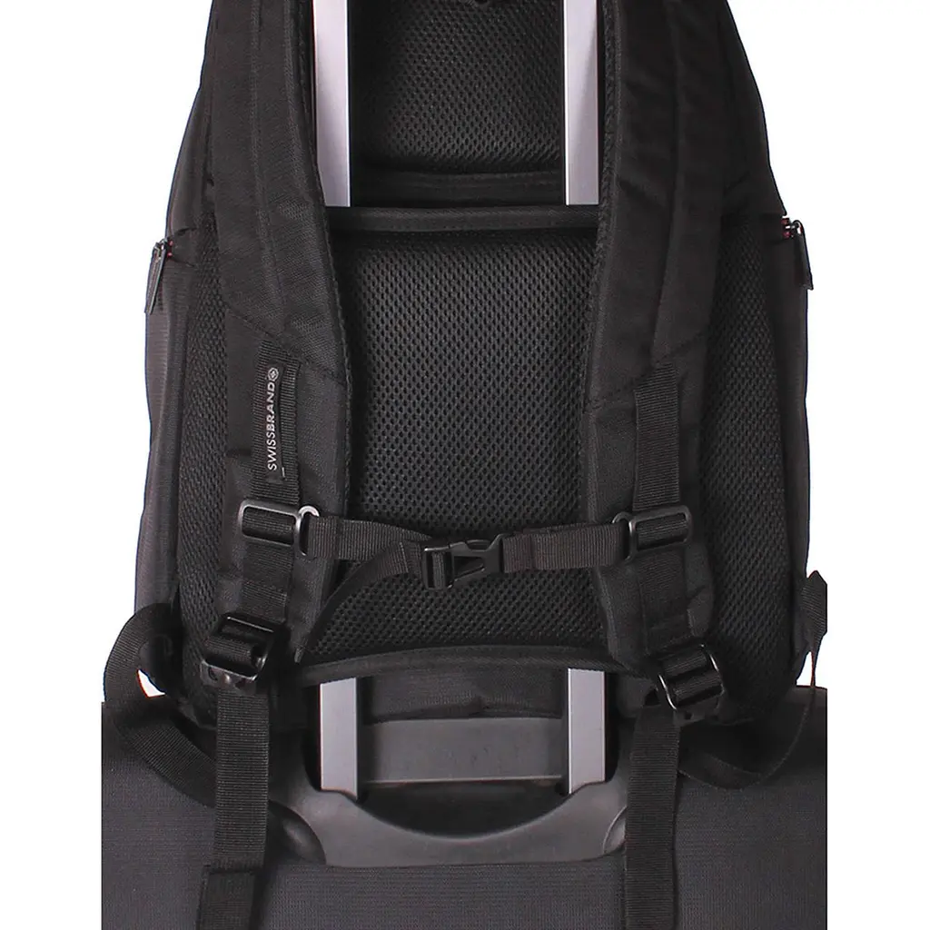 Рюкзак міський Swissbrand Georgia 3.0 29 Black (SWB_BE19GEO001U), Чорний - фото 4