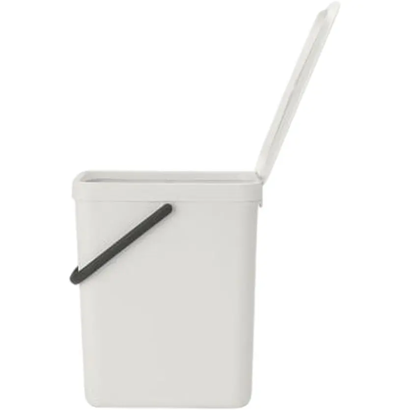Ведро мусорное Brabantia Sort&Go 25 л светло-серое (214400) - фото 4