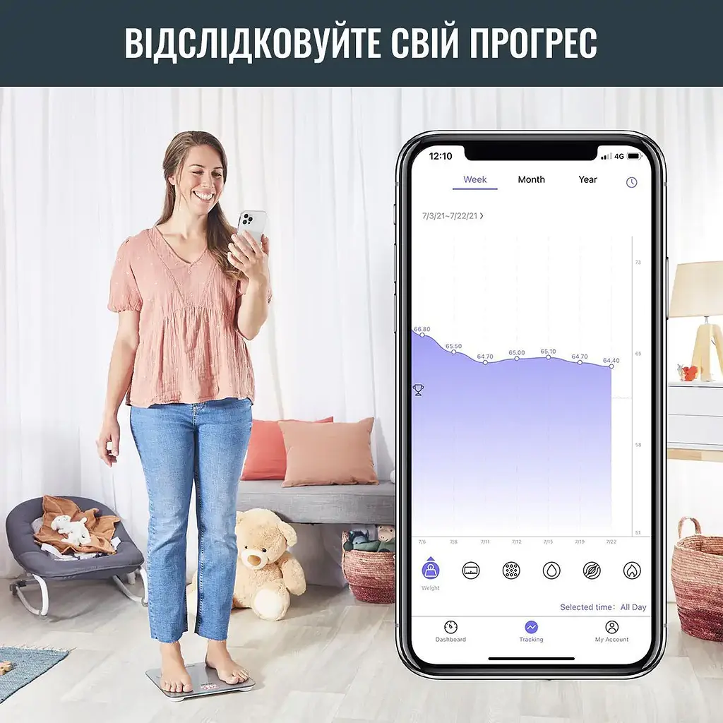 Розумні ваги Tefal Goodvibes Life BM9600S1 [154284] - фото 7