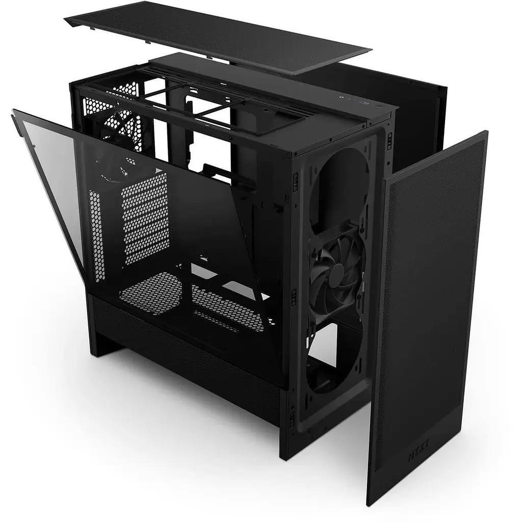 Корпус NZXT H5 Flow Black (CC-H52FB-01) Без БП - фото 9