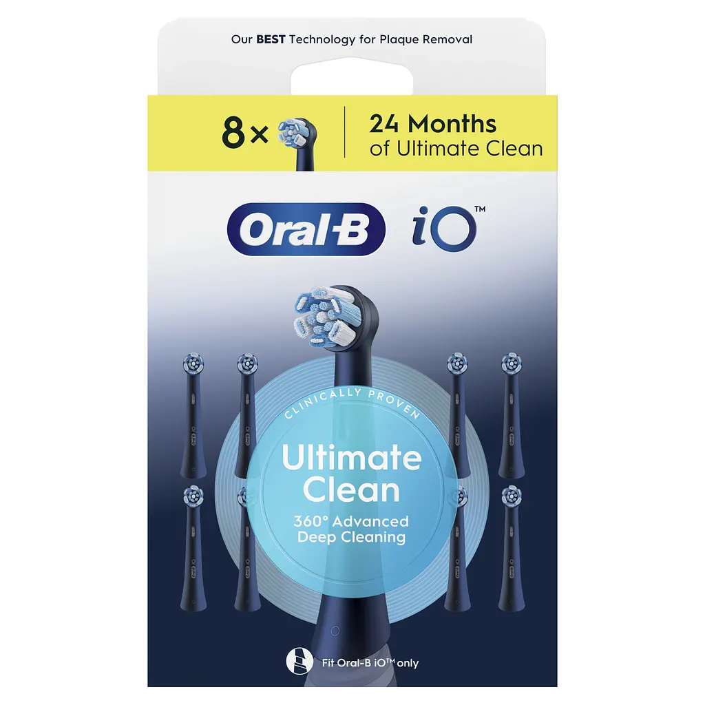 Змінні насадки до електричної зубної щітки Oral-B iO Максимальне очищення 8 шт. - фото 11