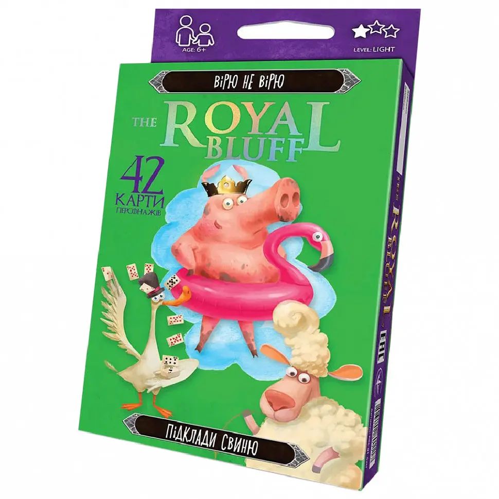 Карткова гра The ROYAL BLUFF RBL-01 українською мовою RBL-01-02U
