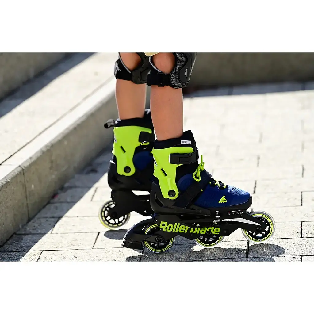 Детские ролики Rollerblade Microblade 3WD 36,5-40 Синій-Жовтий - фото 5