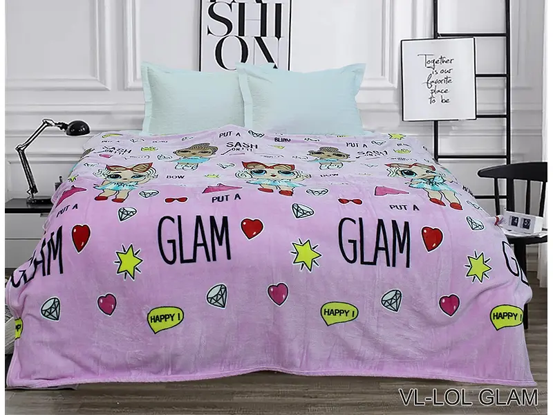 Плед велсофт TAG tekstil 200х220 см pbe0036256 - фото 4