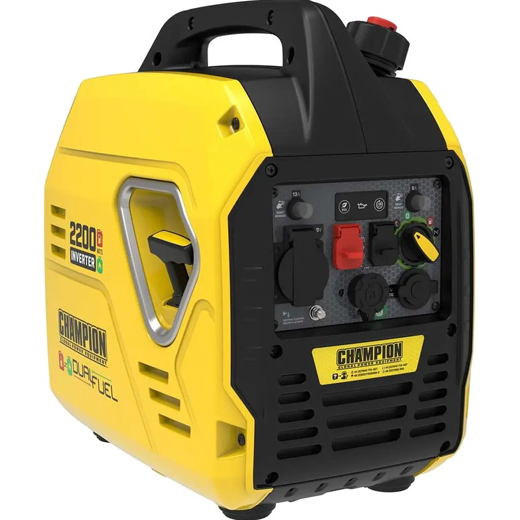 Инверторный газово-бензиновый генератор Champion 2200W LPG [92001i-DF-EU] [117537] - фото 5