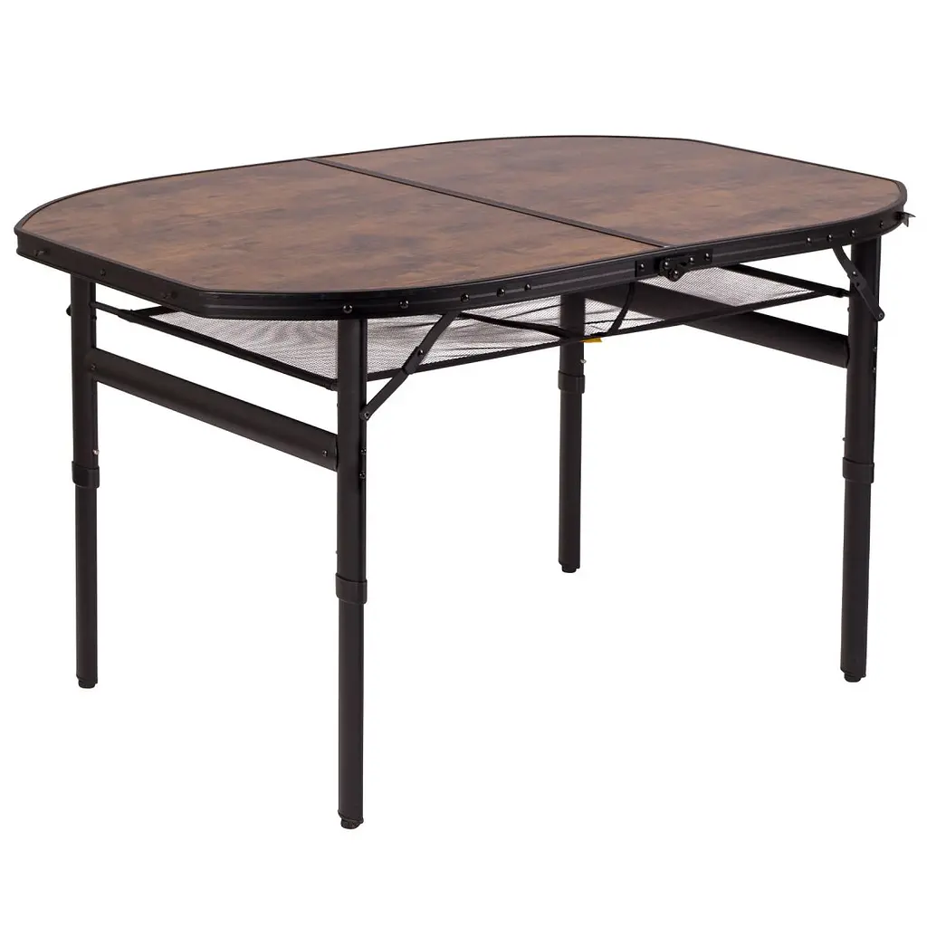Стіл Bo-Camp Melrose Oval 120x80 cm Black/Wood look (1404220) - фото 11
