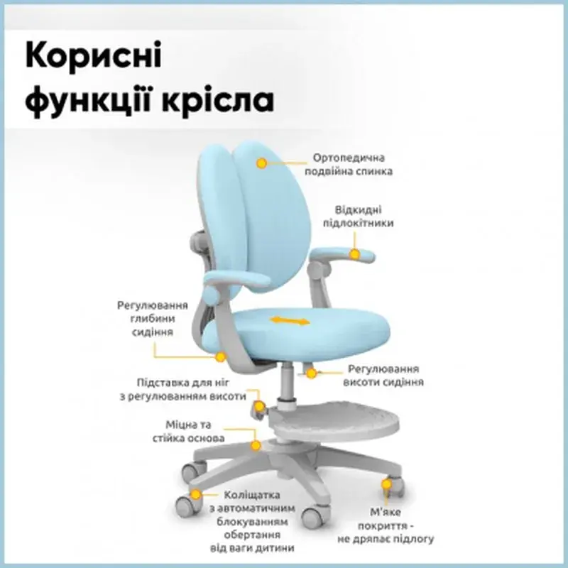 Дитяче крісло Mealux Sprint Duo KBL (Y-412 KBL) - фото 3