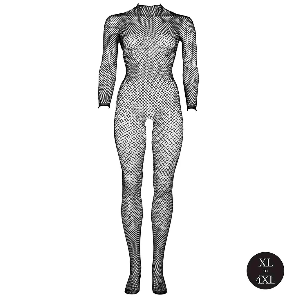 Бодістокінг Le Désir With Open Crotch, Plus Size (чорний) - фото 7